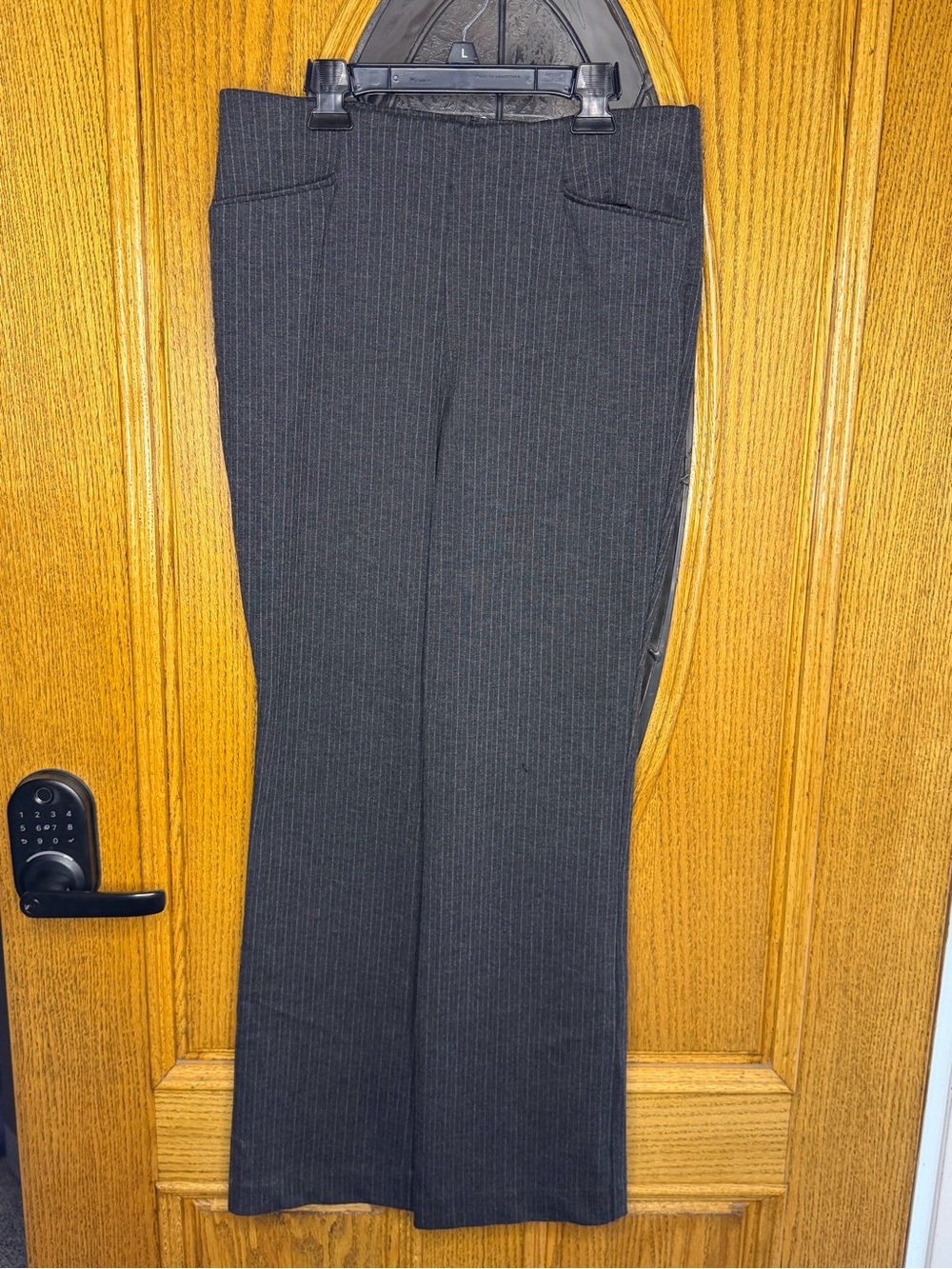 Investment Pinstripe Pull On Dress Pants